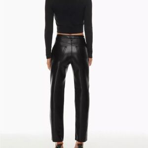 Aritzia Wilfred Melina Leather Pants